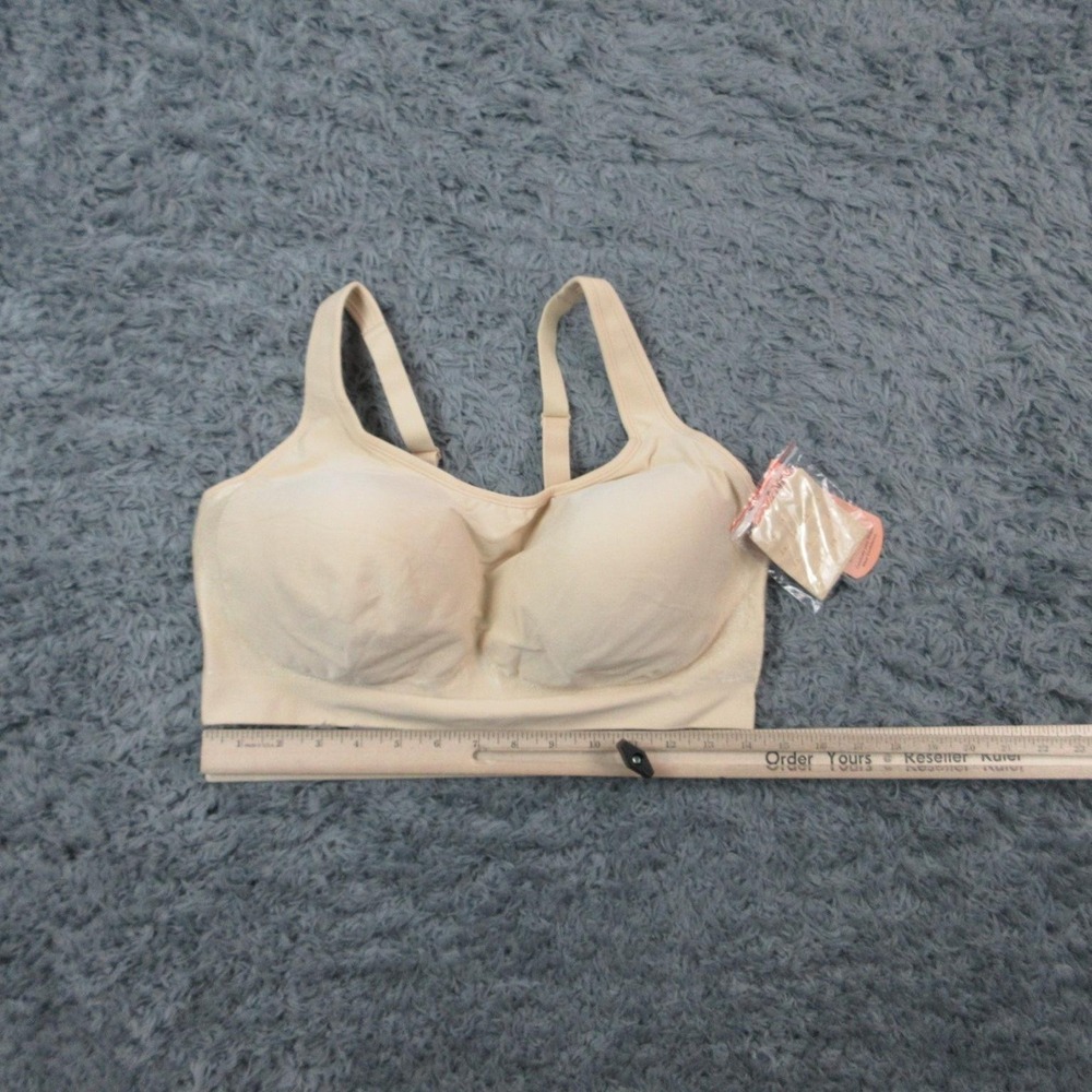 Shapermint Essentials Bra Womens 2XL Beige T-Shirt Wireless Molded Seamless NWT